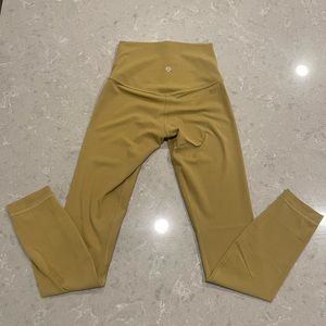 Lululemon yellow align leggings 25 inch!